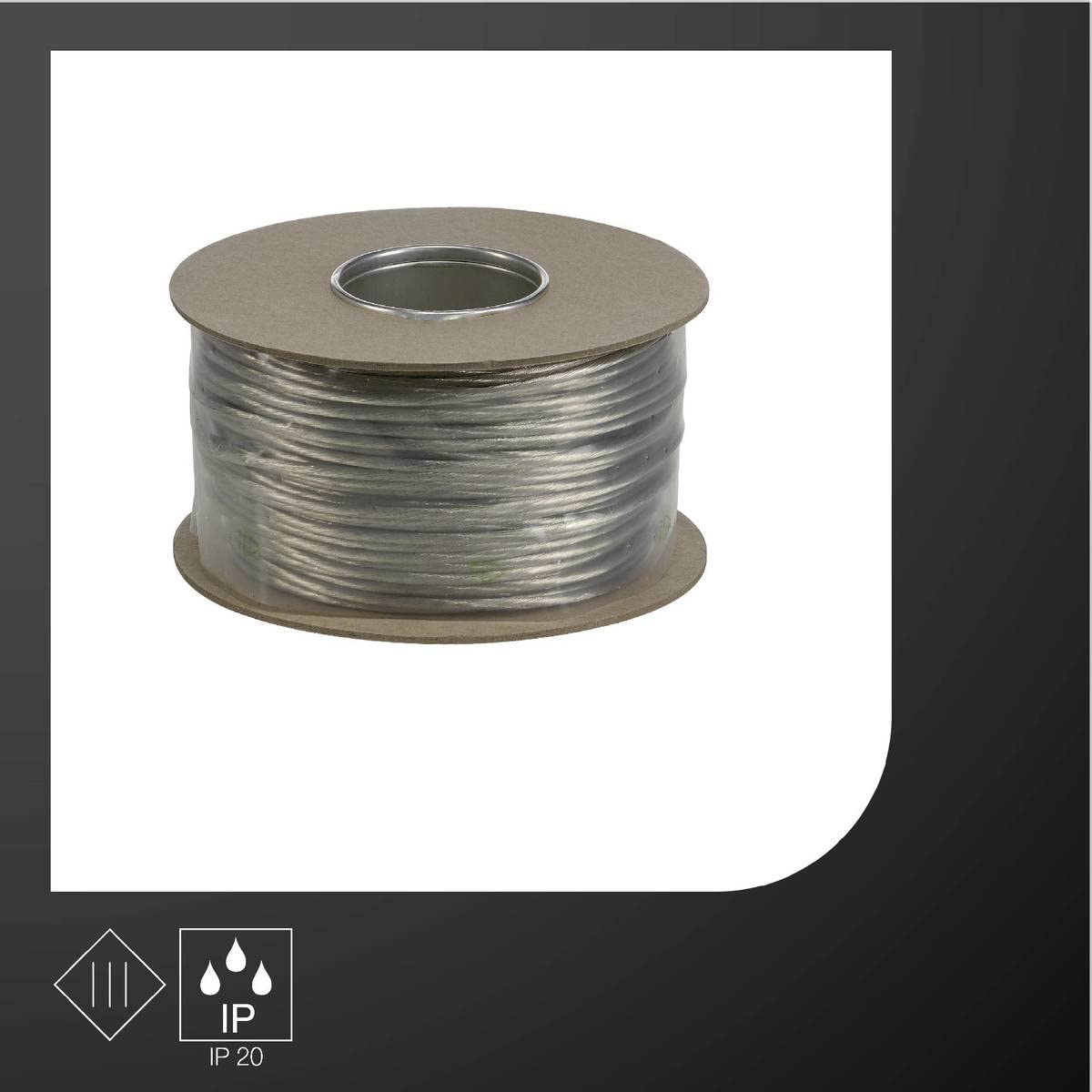 Cavo Tensostruttura SLV 4mm² - 20 Metri Nero, Per Illuminazione A Bassa Tensione - Foto 10