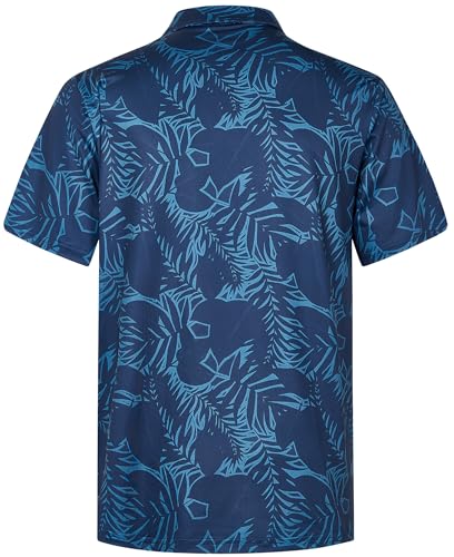  Zeetoo Men's Performance Golf Polos Hawaiian Shirts Short Sleeve Moisture Wicking Dry Fit
| Zeetoo Men's Hawaiian Golf 