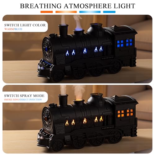 Difusor aromático eléctrico Humidificador Tren Negro miniatura 5