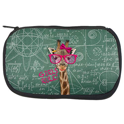 Old Glory Giraffe Math Geek Girl Formulas Makeup Bag Multi Standard One Size