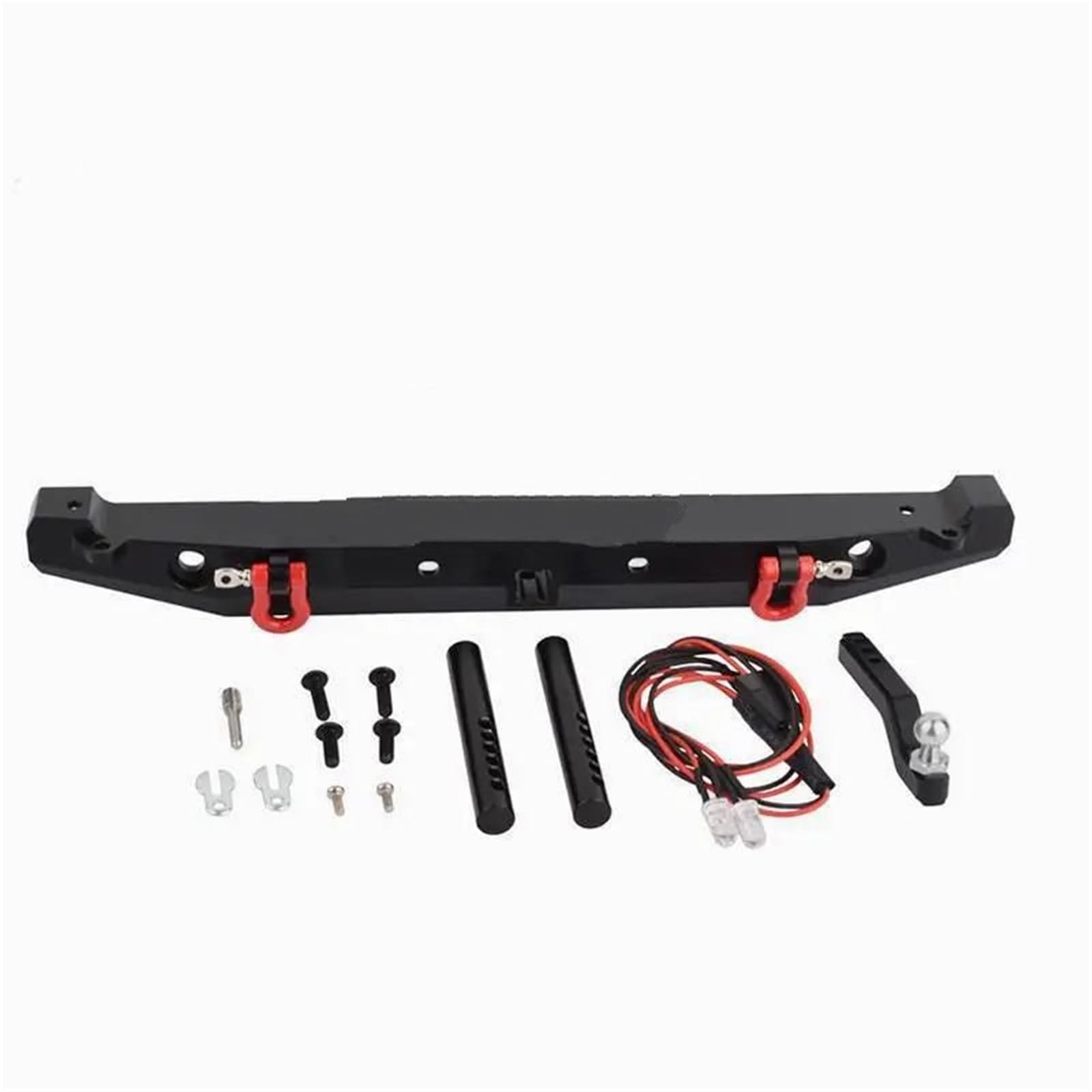 Per Traxxas Per TRX4 Per Axial Per SCX10 1/10 Paraurti Posteriore Metallo RC Crawler Auto Parti Aggiornamento Monster Truck Componenti Modelli RC Ricambi Modellismo
