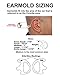 Valley Enterprises Black Replacement Medium Earmold Earbud One Pair Two-Way Radio Audio