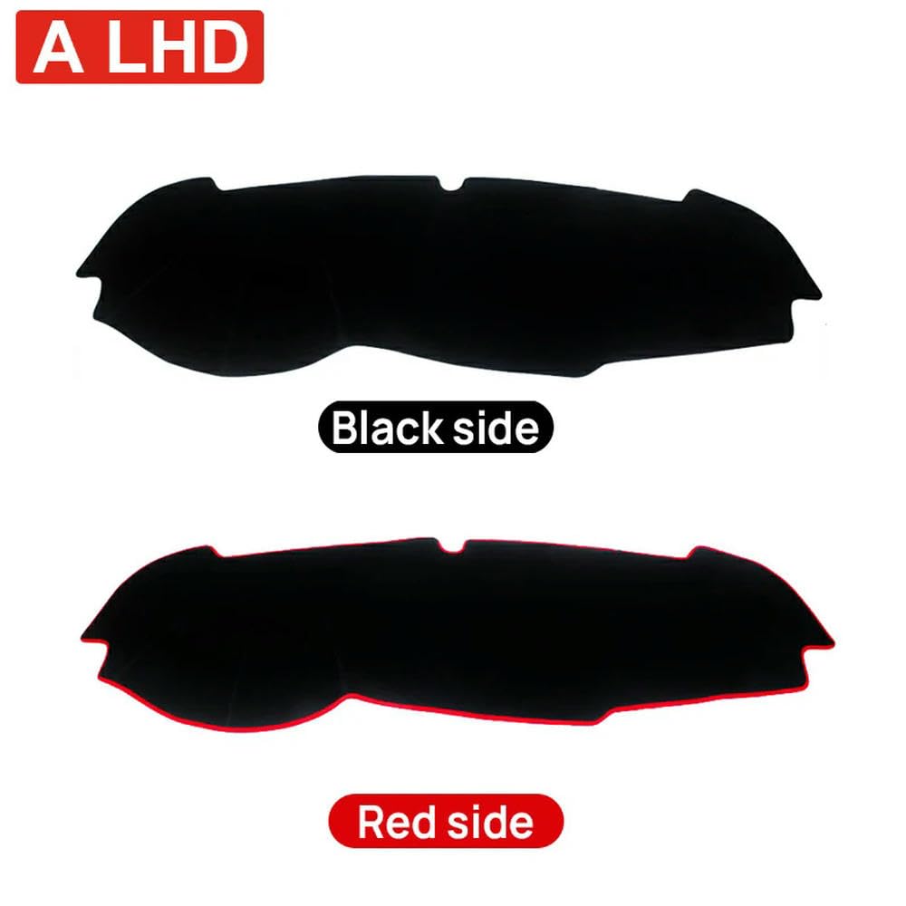 Copri cruscotto per Auto AntiGraffio Interno - Adatto per Kia Sportage 4 2016-2021, Nero