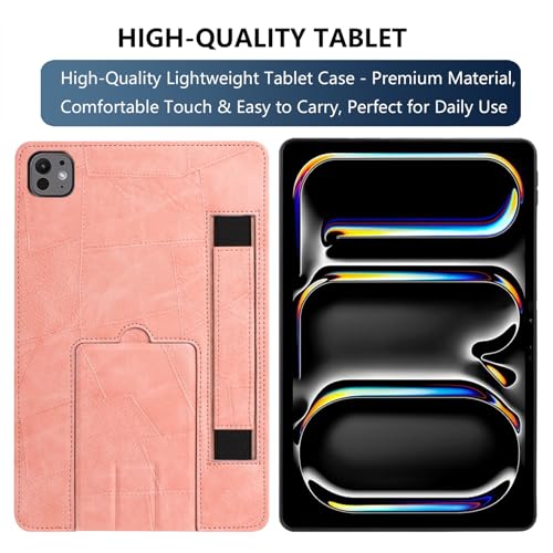 Housse iPad Air 11 M4 rose rétro idéale pour le télétravail