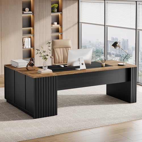 Tribesigns 78 L-Shaped Office Desk with Storage