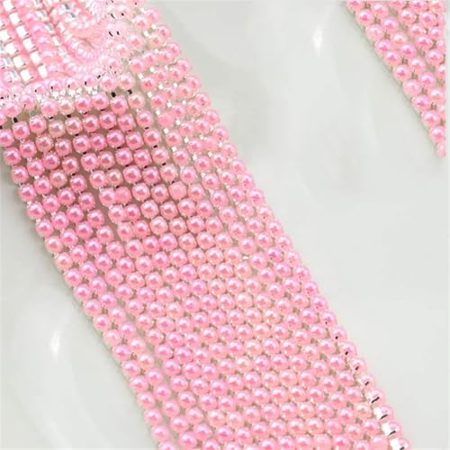 Chaîne de strass 2mm flexible pour customisation de robe et couture sur textile - 2