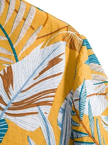 Image of DHRUVI Trendz Men Rayon Shirt | Casual Stylish | Printed | Half Sleeve | Foraml Shirts| Regular Fit | Summer Button Down
