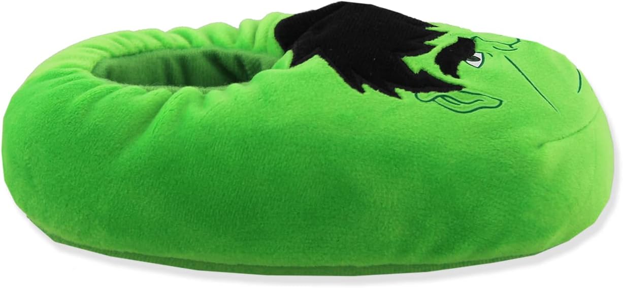 Marvel Toddler Comic Book - Spider-Man Plush Mooshy Slippers for Boys