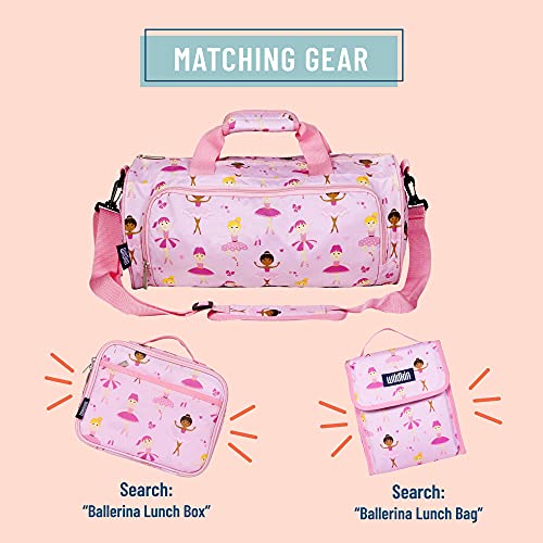 Wildkin Kids Dance Bag For Boys And Girls, Ideal Size For Ballet Class And Dance Recitals, 600 Denier Polyester Dance Duffel Bags Measures 17 X 8.5 X 8.5 Inches (Ballerina) #TOP2