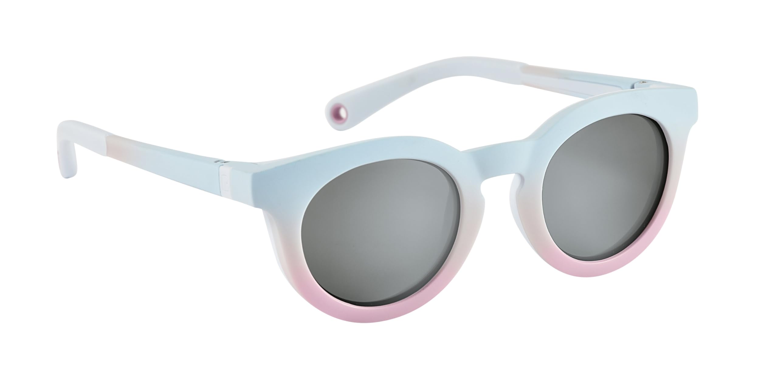 BÉABA, Sunglasses for Children 2-4 Years, 100% UV Protection - CAT 3, Side Protection, Optimal Comfort, 360° Adjustable Temples, Adaptable to Eyesight, Retro Happy Collection, Rainbow Freeze