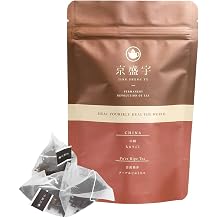 Jing Sheng Yu Puer Ripe Tea bags,12 Total Tea BagsPack of 1