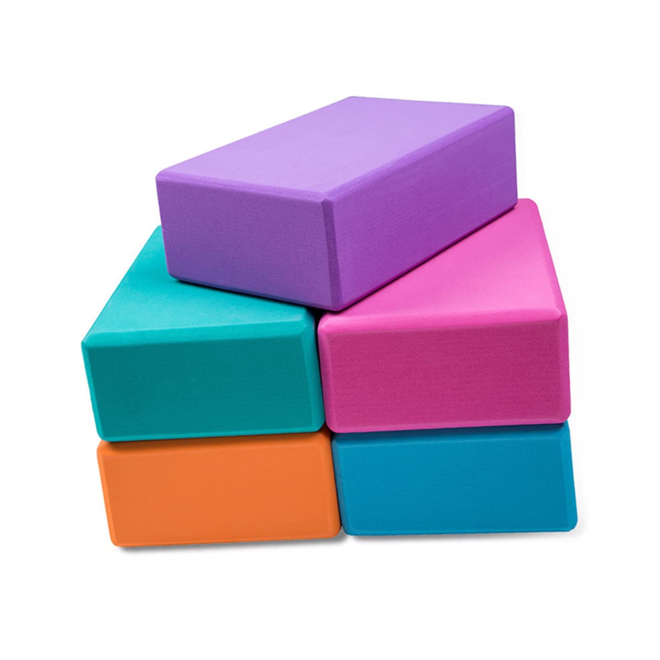 Toddmomy Pilates Yoga Brick High Density Non-slip Green for Flexibility Balance