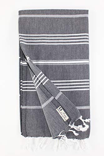 Turkish Towel Fouta Peshtemal Striped Beach Bath Spa Yoga Hammam Gym Pool Towel Wrap *100% Customer Satisfaction* Pareo Sarong Genuine 100% Turkish Cotton Longer LIFESPAN