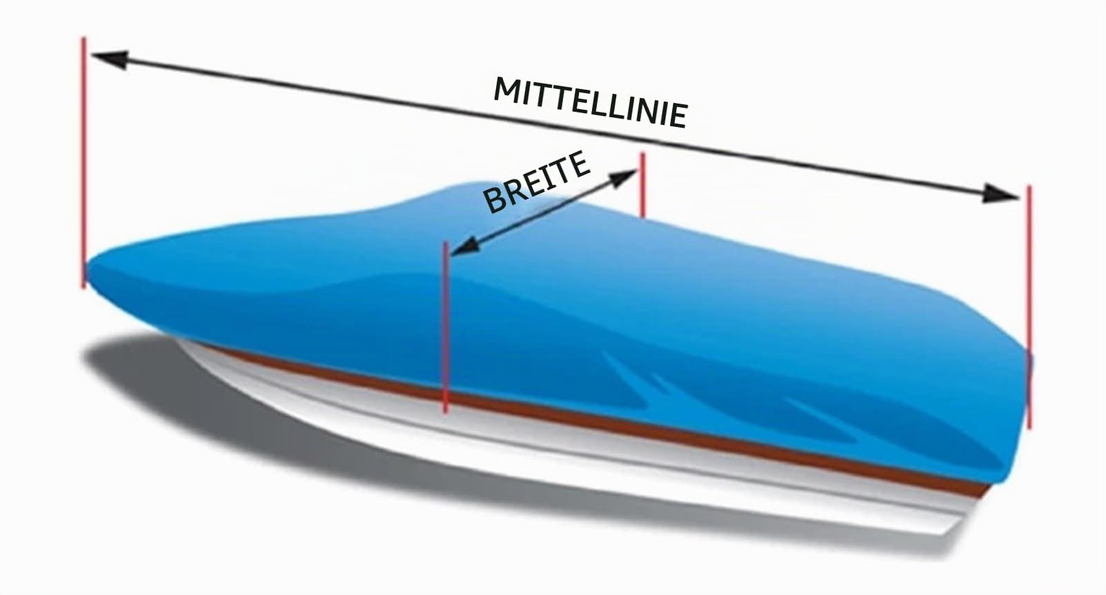 Bootsabdeckung 22-24ft T-Top Boot Abdeckung 190D oder 210D Polyester passend for 13'6" Länge bis 96" Breite wasserdichte Bootsabdeckung(600D)