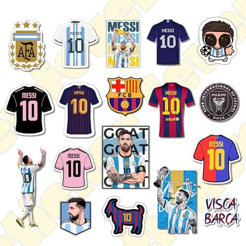 Image of Pack of 35 Cute Messi Stickers for Laptop /Mobile /Mobile /Journal /Diary /Guiatar etc. (Pack of 35) (Cute Messi)