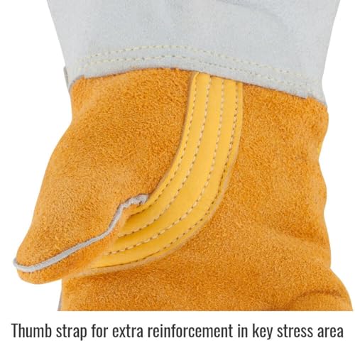 Black Stallion Premium Grain Elkskin Gloves