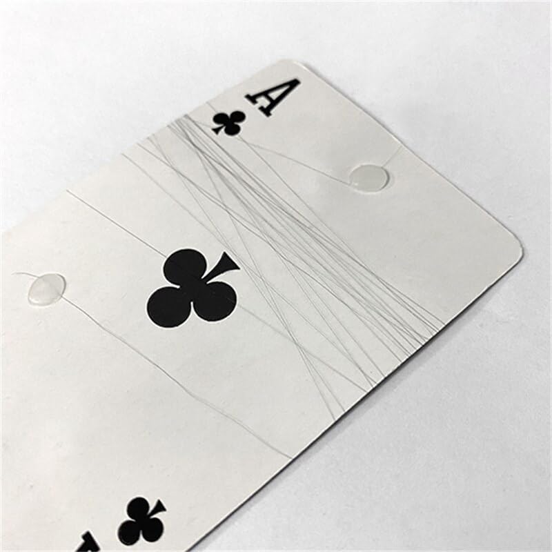 Miniatura 1 de blue-ther 5 piezas de hilo de acero definitivo (una sola hebra, 6.6 ft) trucos de magia hilo invisible flotante magia primer plano ilusión truco