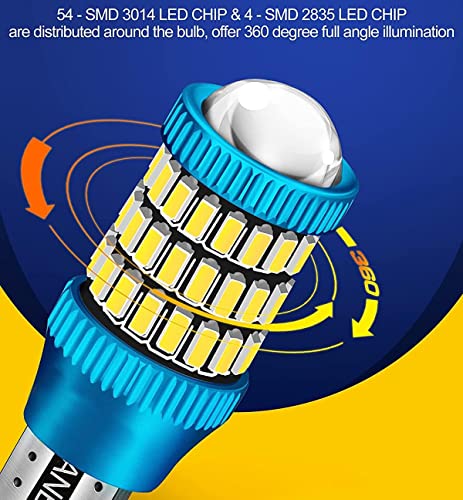 Bxe 921 Led Bulb White 921 Bulb 921 Led Reverse Lights 912 Led Bulb Third Brake Light Bulb T15 Led Bulb T10 922 W16W 906 Led Reverse Light Bulb Cargo Light Led Backup Lights For Trucks, Pack Of 2 #TOP1