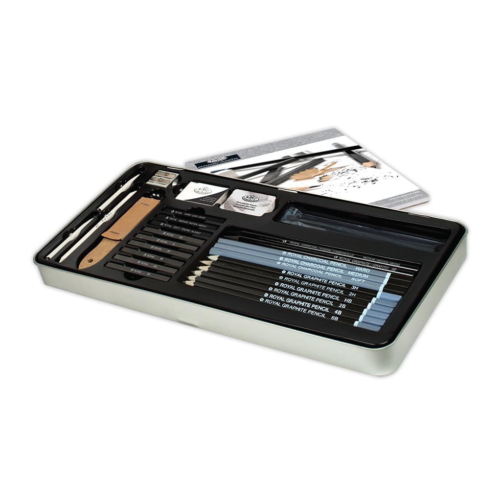Royal & Langnickel Large Tin Sketching Art Set