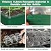 Seed Starter Tray with Grow Light 6 Packs Large Cells Seedling Starter Trays with Humidity Dome and Base - Seed Starting Trays Plant Germination Kit Indoor Mini Greenhouse - Gardening Gifts