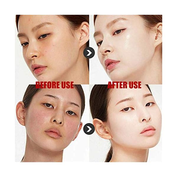 Mushroom Head Air Cushion CC Cream, Natural Moisturizing Highlighting Matte Oil Control Concealer Facial Blemish Concealer Foundation BB Cream for Women Girls (Natural)