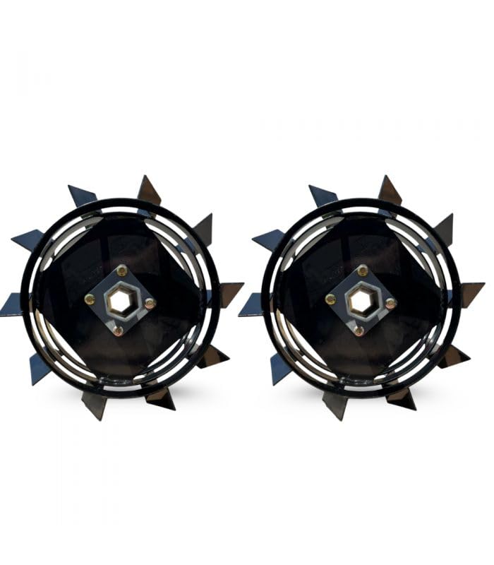Paire de roues métalliques 4.00-8 axe 32 mm pour motoculteur toute marque – DAEWOO DAACC-116-32