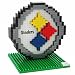 FOCO NFL Pittsburgh Steelers Mini BRXLZ Logo Building Blocks, One Size, Black