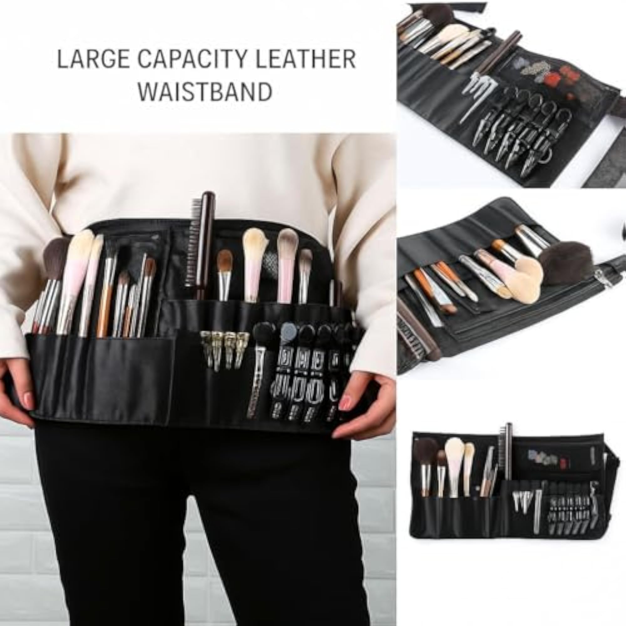 Makeup Artist Waist Belt, Touchup Bag Organizer