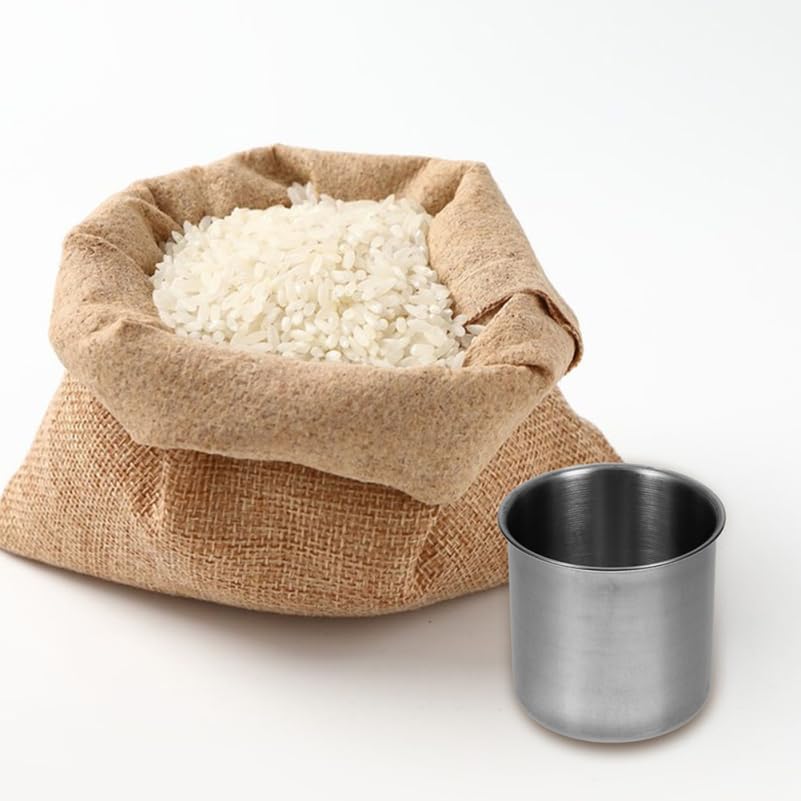 Set de 2 Vasos Medidores de Acero Inoxidable 250 ml miniatura 2