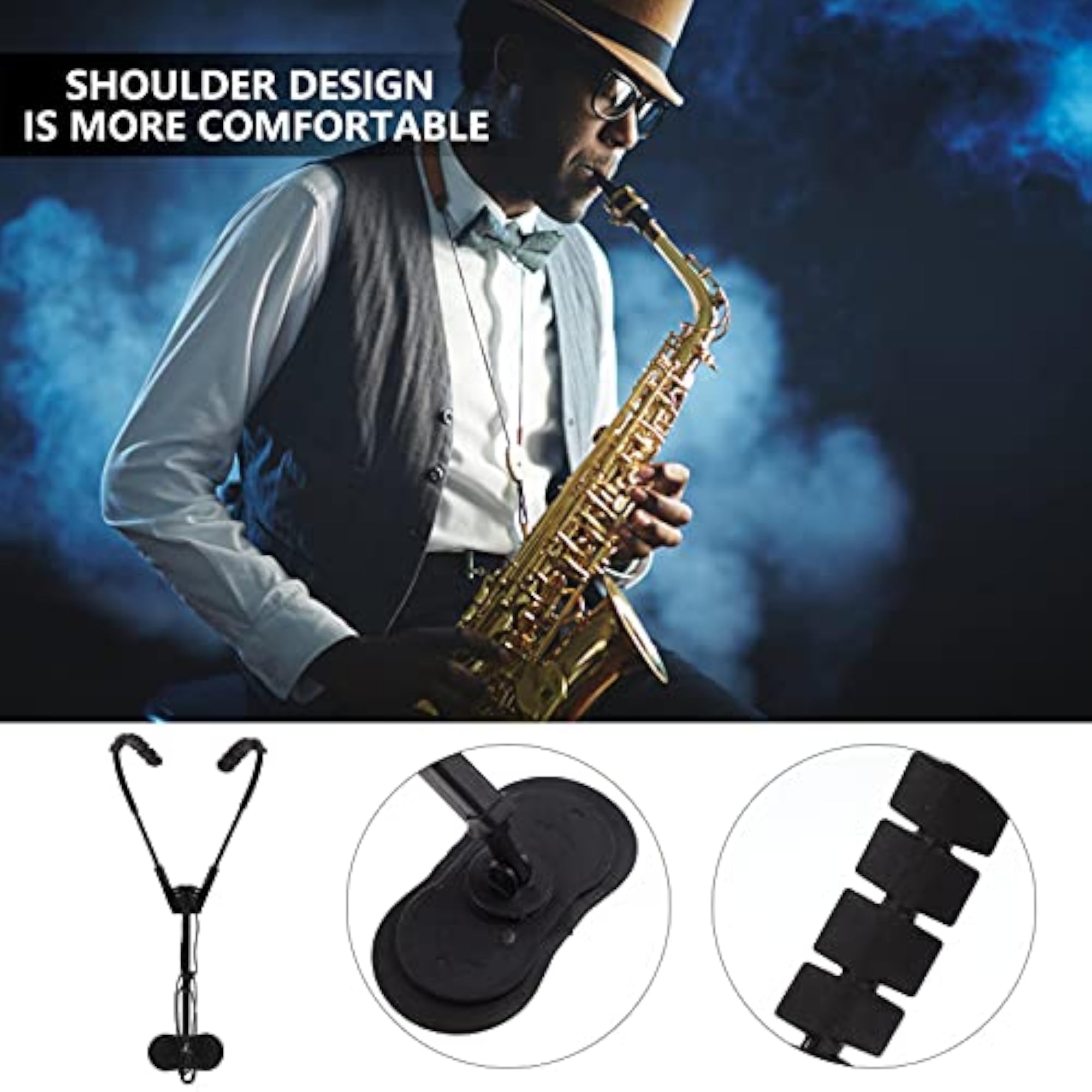 Saxophone Neck Strap Sax Holder Shoulder Harness