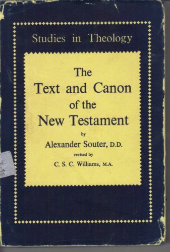 The Text and Canon of the New Testament B000V5MI9U Book Cover