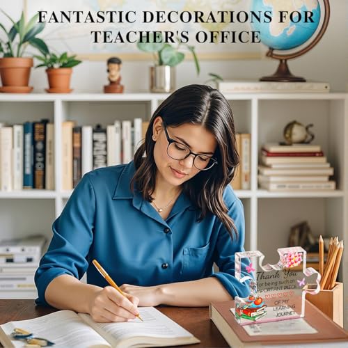 Teacher-Gifts-Teachers-Day-Gifts-Engraved-Acrylic-Puzzle-Piece-Thank-You-Graduation-Gifts-for-Women-Desk-Decor-Sweet-Graduation-Christmas-Birthday-Thanksgiving-Gifts-for-Teacher Teacher Gifts Teachers Day Gifts Engraved Acrylic Puzzle Piece Thank You Graduation Gifts for Women Desk Decor Sweet Graduation Christmas Birthday Thanksgiving Gifts for Teacher