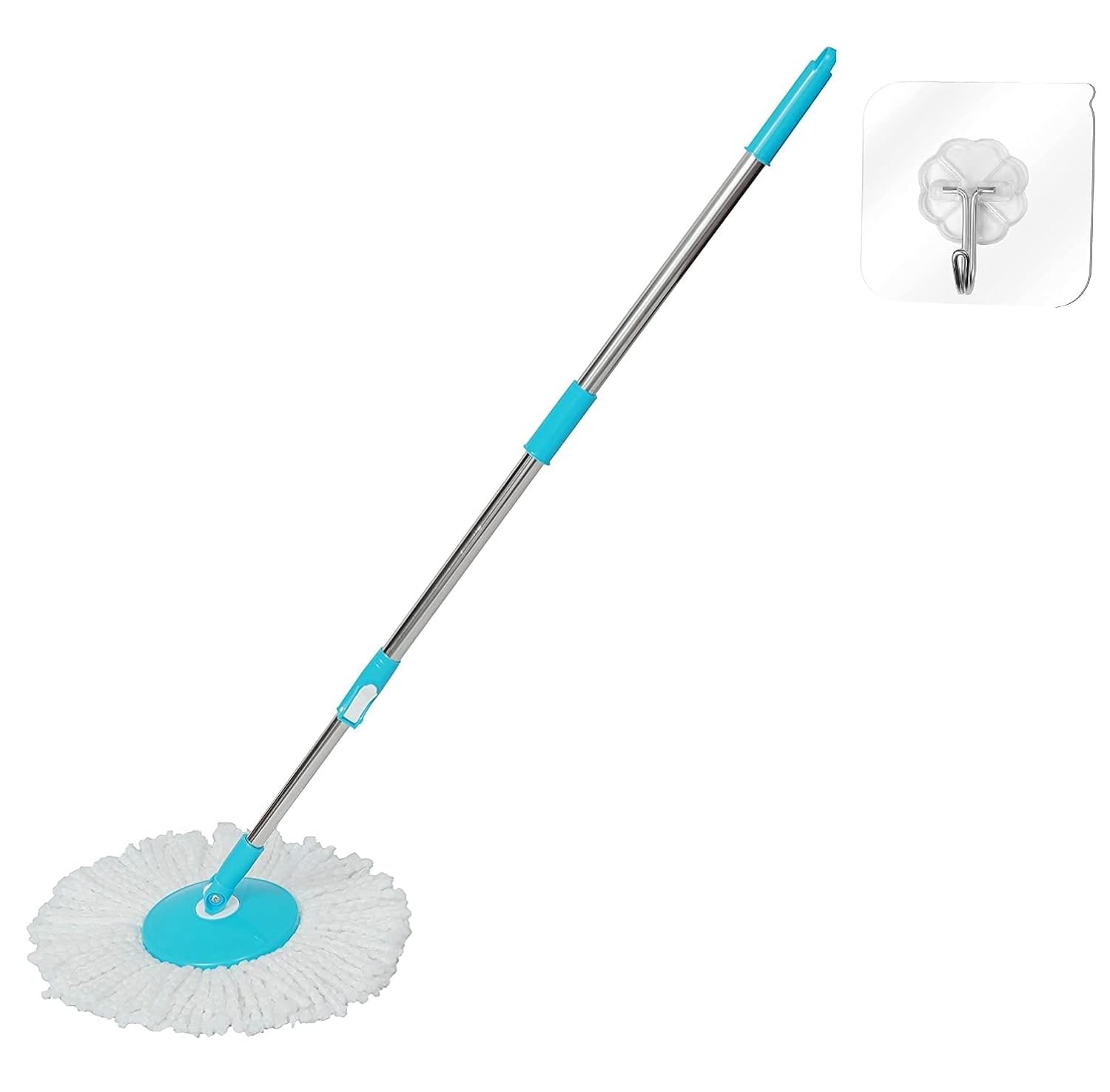 Eazymop 360° Blue Spin Mop Stick with Additional Refill Head and Refill (Multicolor) (B0CYLJTHM8) Amazon Price History, Amazon Price Tracker