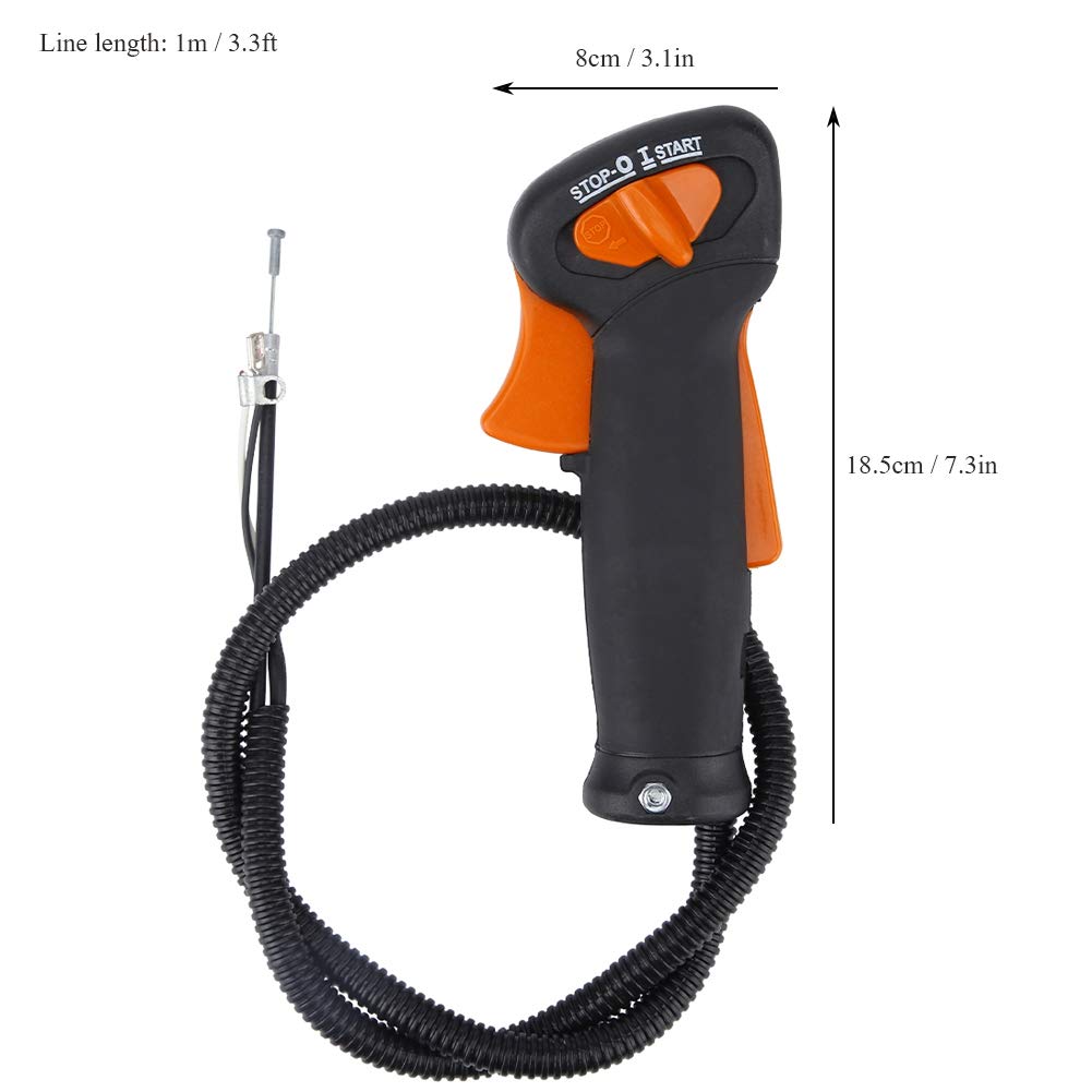 TOPINCN Poignée de Rechange Professionnelle pour Tondeuse à Gazon FS120 FS200 FS250