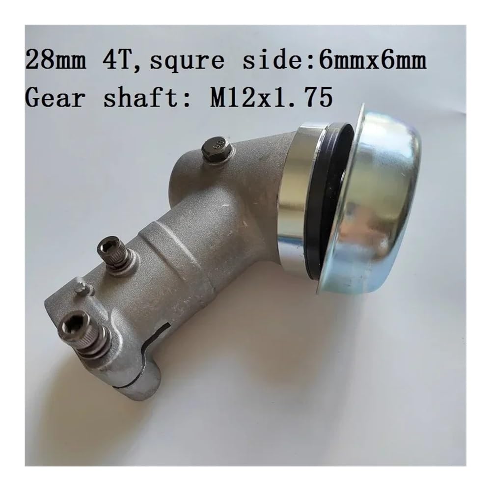 Engranaje cónico 143R, Cabezal de Corte, Reductor de Caja de Cambios Apto for desbrozadora Husqvarna 443 436 236 543 525rs 543rs 543rbx As420 Case 243r(26mm-9T M12)