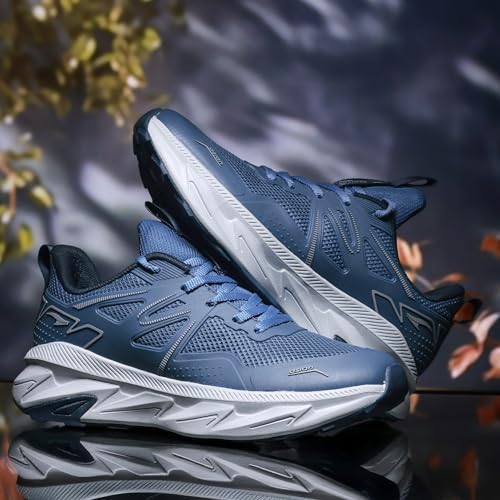 Image of ASIAN Quantum-24 Men's Running Shoes | KPU & Breathable Knit Upper, Energy Return Sole, Memory Foam Cushioning, High Grip Traction, Stylish Lightweight Sneakers