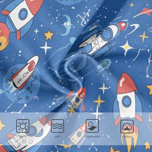 Wusikd Cute Space Girls' Underwear Cotton Girls Briefs Soft Toddler Underwear 2T3