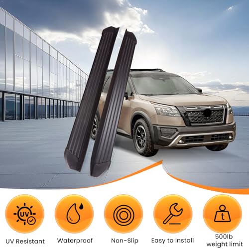 Estribos laterales para Nissan Pathfinder 2022-2025 en aluminio miniatura 2