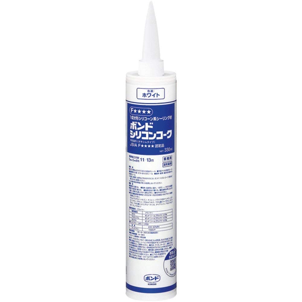 ボンド シリコンコーク ホワイト 330ml 30本 Amazon | コニシ シリコンコーク ホワイト 330ml | コーキング