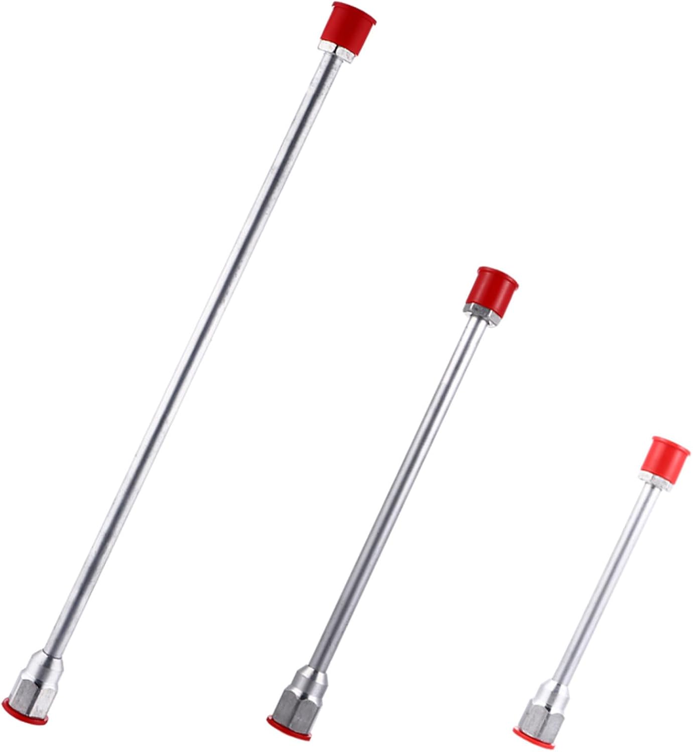 ORFOFE Upgrade Your Painting Experience: 3pcs Sprayer Extension Pole for Airless Paint Sprayer Lightweight