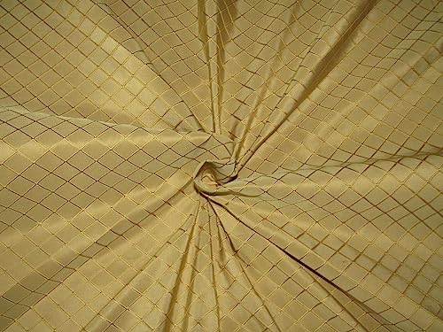 Tafetta en soie jacquard doré précieux, donnez vie à vos pièces de collection