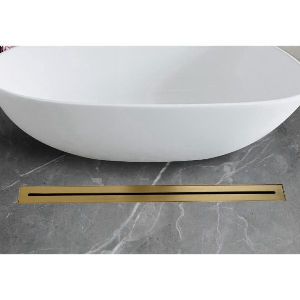 Liniowy odpływ podłogowy ze stali nierdzewnej 304, brązowy, dostępny w rozmiarach 30 cm, 60 cm, 80 cm, idealny do prysznica i łazienki hotelowej, czarny, 30 cm