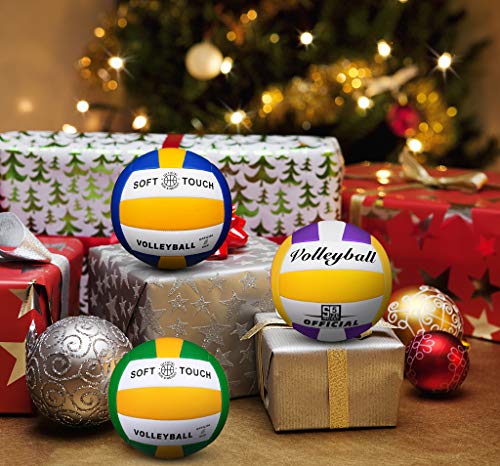 Beach Volleyball Soft Touch Volleyball for Outdoor/Indoor Game Balls Official Size 5