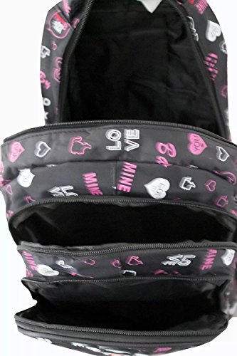 Mochila Escolar Rodinhas Feminina Impermeável Cabe Tudo 2102