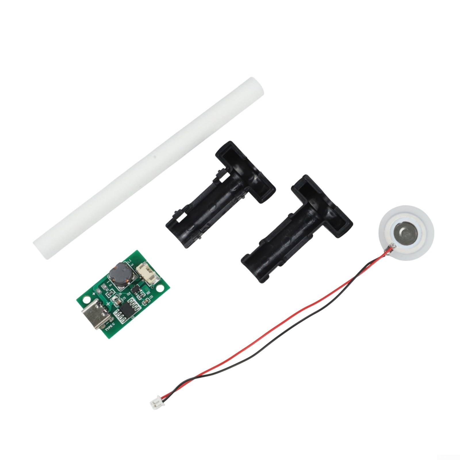 Typ-C Luftbefeuchter-Modul, 4 Stück, USB-Nebelhersteller mit DC 5 V Zerstäuberplatine, Hochfrequenz-Nebel für DIY-Inkubator, FR4-Leiterplatten-Luftbefeuchter, kontinuierlich