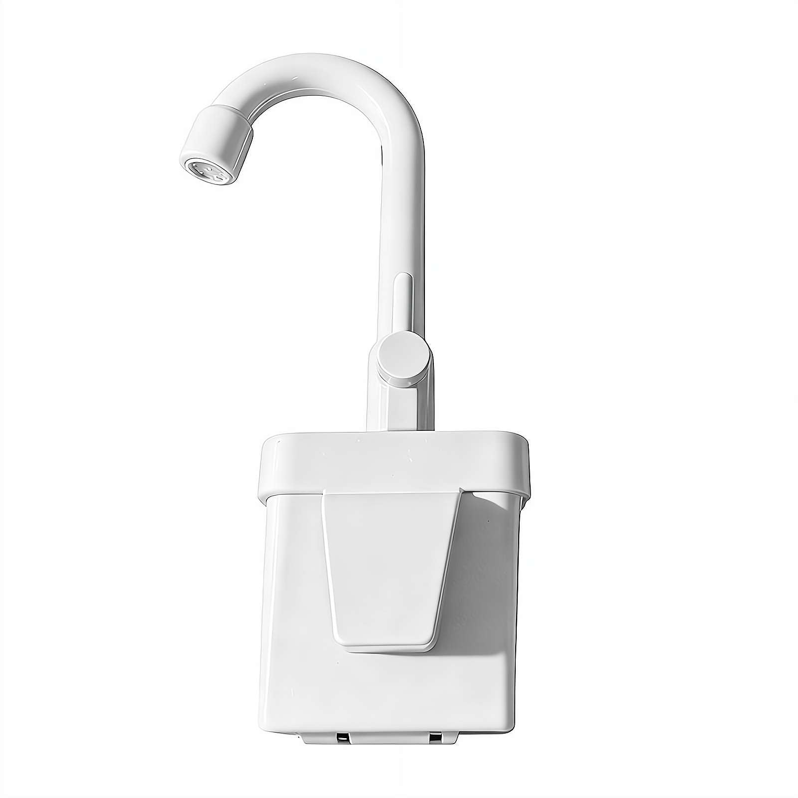 Electric Pretend Play Faucet Toy - 11" Realistic Running Water Sink with Circulation Pump, Waterproof Battery Compartment, On/Off Switch for Kids Bathroom Kitchen Role Play (Batteries Not Included)