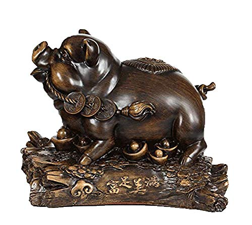 Cochon de Fortune Feng Shui H3TF5J | Le cadeau idéal pour une inauguration de boutique