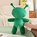 OSOCU 13.5in Adorable Green Alien Plush Toy | Ultra-Soft Stuffed Figure | Great for Home & Room Decoration | Ideal Birthday/Halloween for All Genders | a Must-Have for Sci-Fi Lovers