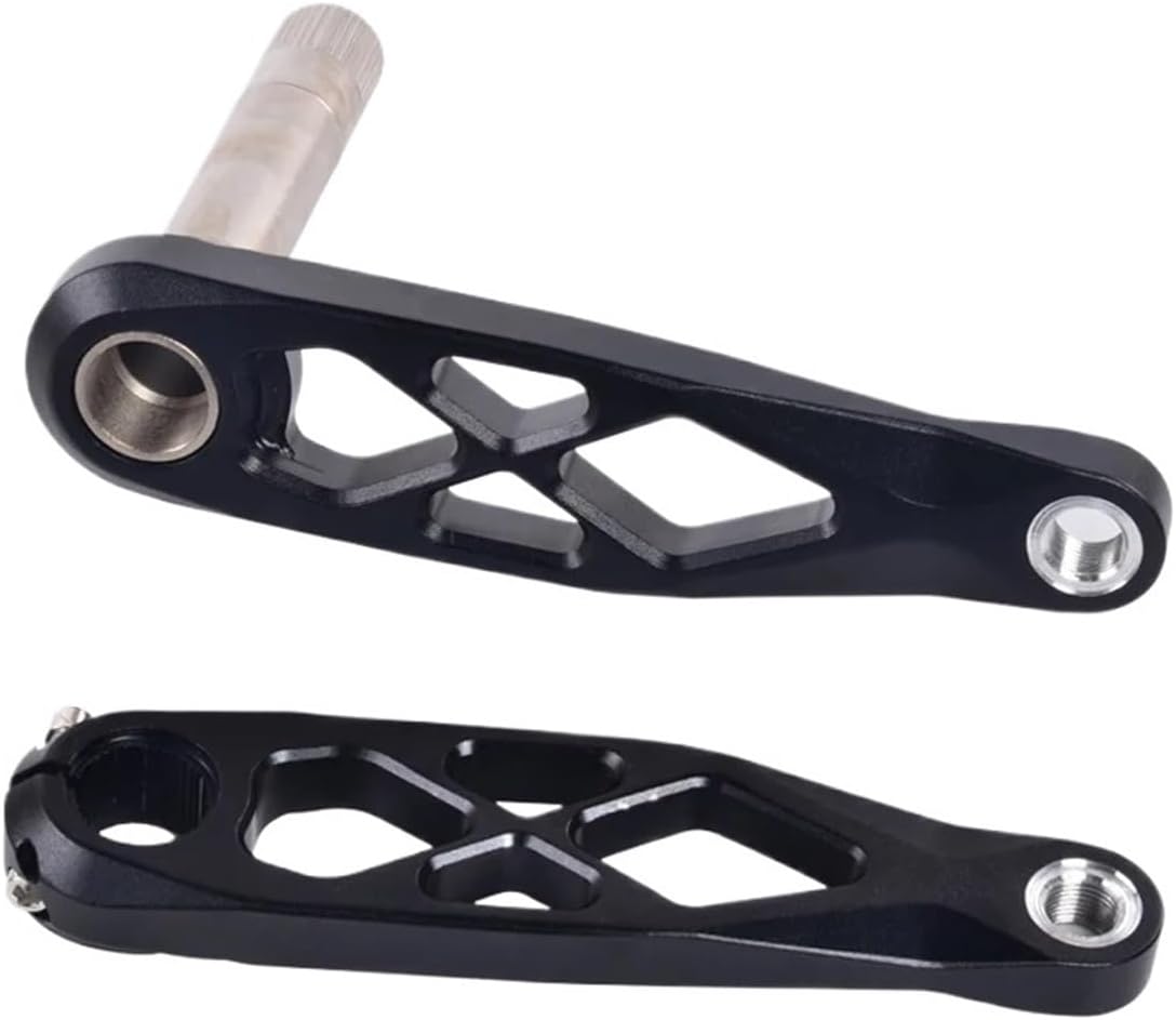 Mountain Bicycle 24mm Crankset 165 170 175mm Trail Hollow Bike Crank Spindle，Compatible for Shimano