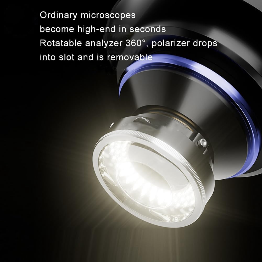 Labor-Illuminatoren Mikroskop für Telefon zum Löten Reparierter Polarisierter Ringlicht Ultra-Bright 96 LED-Lampen-Anti-Blend